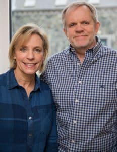 Kelly and Susan Curry